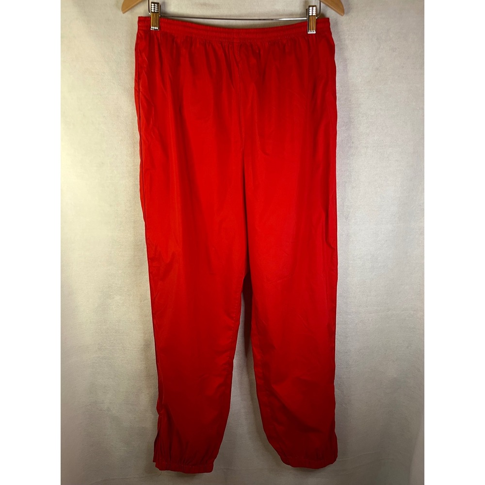Lauren Ralph Lauren men's windbreaker pants vintage 90s red "swishy" track pants